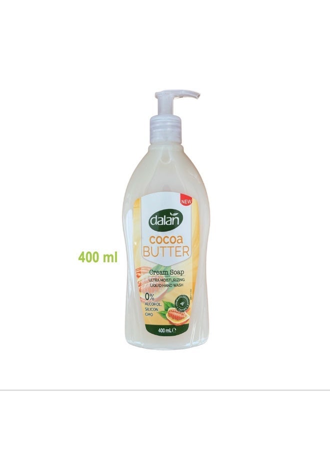 DALAN CREAM LIQUID SOAP COCOA BUTTER 400ML - Image 3